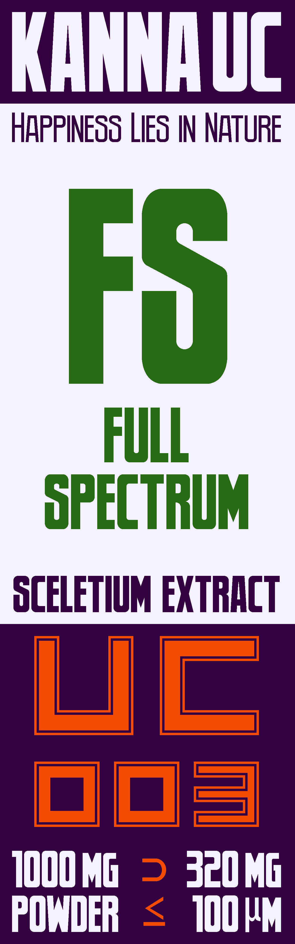 KANNA UC - FS FULL SPECTRUM - GREEN